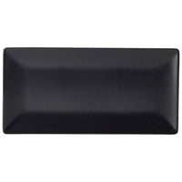 Luna Stoneware Black Rectangular Plate 25 x 15cm/10 x 6" - BESPOKE 77