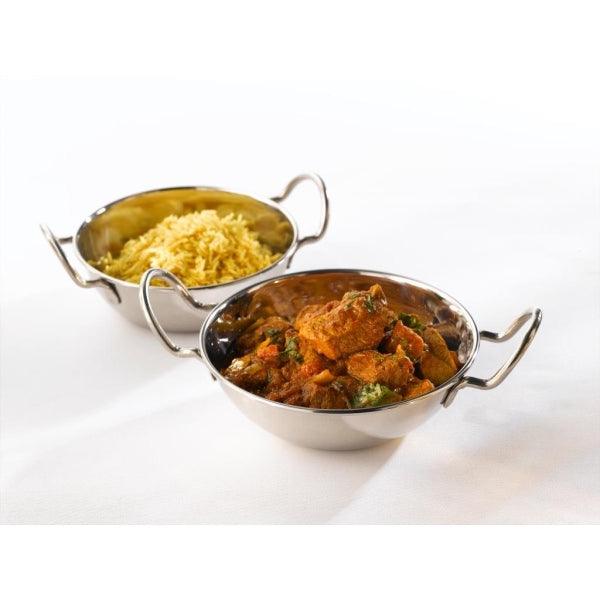 Stainless Steel Balti Dish 13cm(5")With Handl - BESPOKE 77