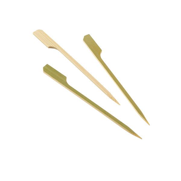 Bamboo Gun Shaped Paddle Skewers 12cm/4.75" (100pcs) - BESPOKE 77