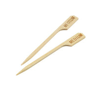 Bamboo Steak Markers 9cm/3.5" Medium (100pcs) - BESPOKE 77