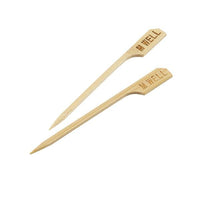 Bamboo Steak Markers 9cm/3.5" Medium Well (100pcs) - BESPOKE 77