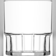 Bonn crystal-look glass stackable rocks tumbler 40cl