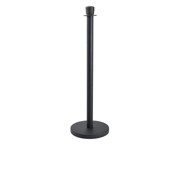 Genware Black Barrier Post - BESPOKE 77