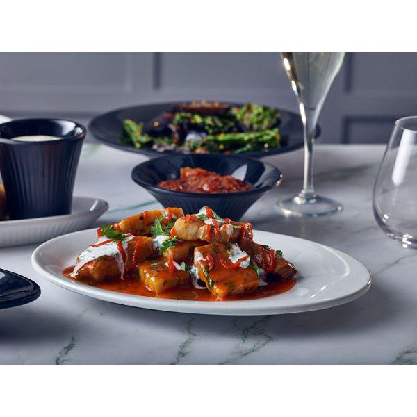 Opulence White Boston Melamine Oval Plate 30.5 x 11cm - BESPOKE 77