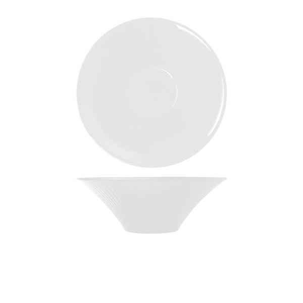 Opulence White Boston Melamine Bowl 25.5 x 9cm - BESPOKE 77