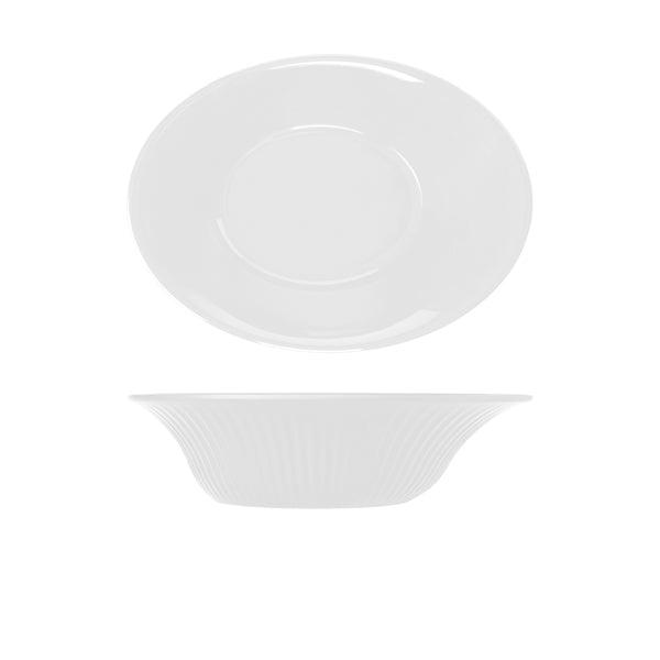 Opulence White Boston Melamine Oval Bowl 30.5 x 22.5 x 8cm - BESPOKE 77