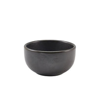 Terra Porcelain Black Round Bowl 11.5cm - BESPOKE 77