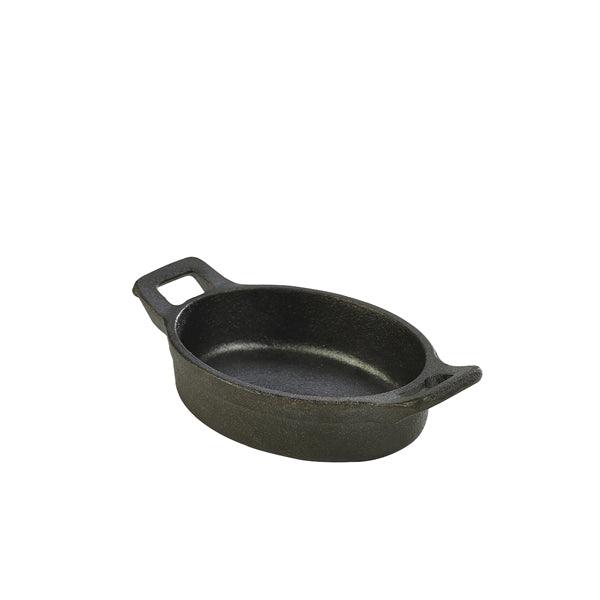Mini Cast Iron Oval Eared Dish 12 x 9 x 3cm - BESPOKE 77