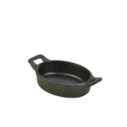 Mini Cast Iron Oval Eared Dish 12 x 9 x 3cm - BESPOKE 77