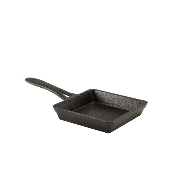 Mini Cast Iron Square Frypan 13 x 3cm - BESPOKE 77