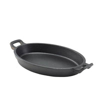 Cast Iron Oval Eared Dish 24 x 17.3 x 3.4cm - BESPOKE 77