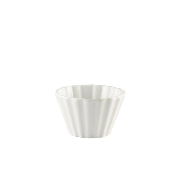 White Cupcake Ramekin 45ml/1.5oz - BESPOKE 77