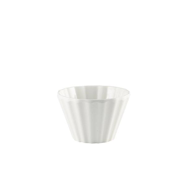 White Cupcake Ramekin 90ml/3oz - BESPOKE 77