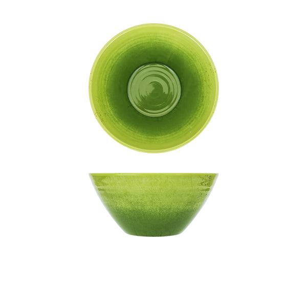 Light Green Glazed Melamine Casablanca Bowl 20.5 x 9.5cm - BESPOKE 77