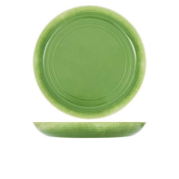 Light Green Glazed Melamine Casablanca Bowl 38 x 4.5cm - BESPOKE 77