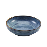 Terra Porcelain Aqua Blue Coupe Bowl 20cm - BESPOKE 77