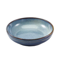 Terra Porcelain Aqua Blue Coupe Bowl 23cm - BESPOKE 77