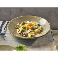 Terra Porcelain Grey Organic Coupe Bowl 26cm - BESPOKE 77