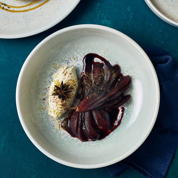 Terra Porcelain Pearl Coupe Bowl 23cm - BESPOKE 77