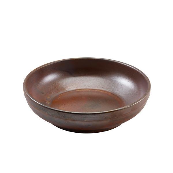 Terra Porcelain Rustic Copper Coupe Bowl 20cm - BESPOKE 77