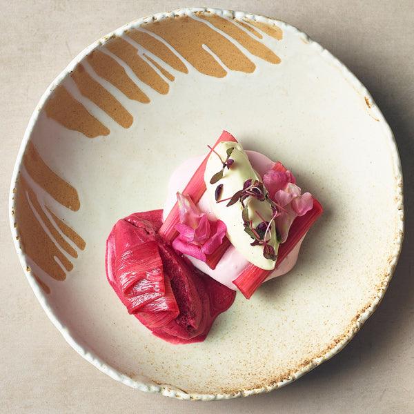 Terra Porcelain Roko Sand Coupe Bowl 20cm - BESPOKE 77