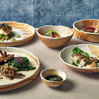 Terra Porcelain Roko Sand Coupe Bowl 25cm - BESPOKE 77