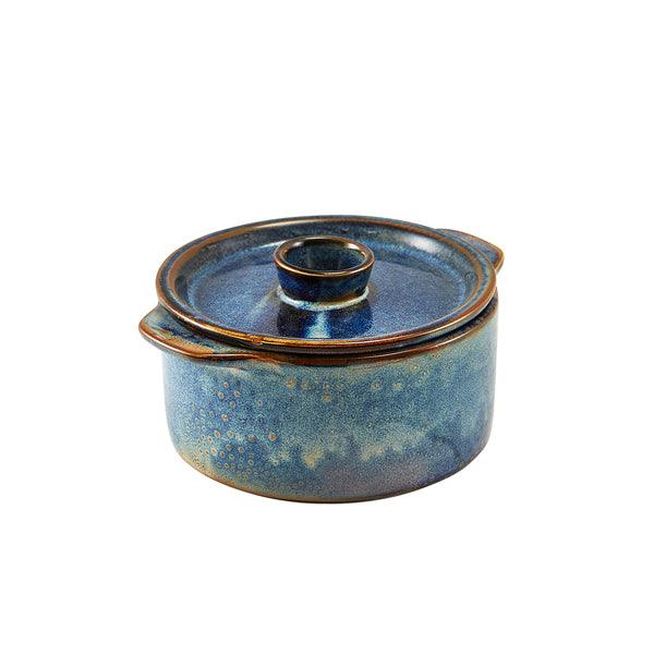 Terra Porcelain Aqua Blue Mini Casserole Dish 14cm - BESPOKE 77