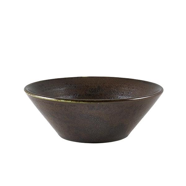 Terra Porcelain Black Conical Bowl 14cm - BESPOKE 77