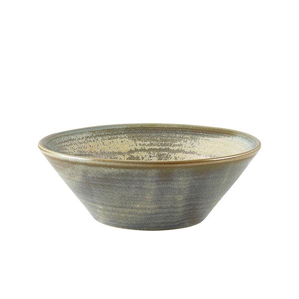 Terra Porcelain Matt Grey Conical Bowl 14cm - BESPOKE 77