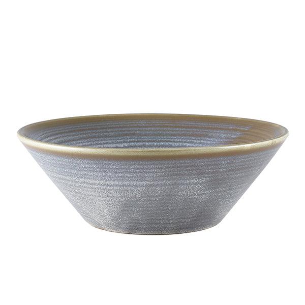 Terra Porcelain Matt Grey Conical Bowl 19.5cm - BESPOKE 77