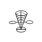 Genware Serving Cone 2 Ramekin Well 21.5cm - BESPOKE 77