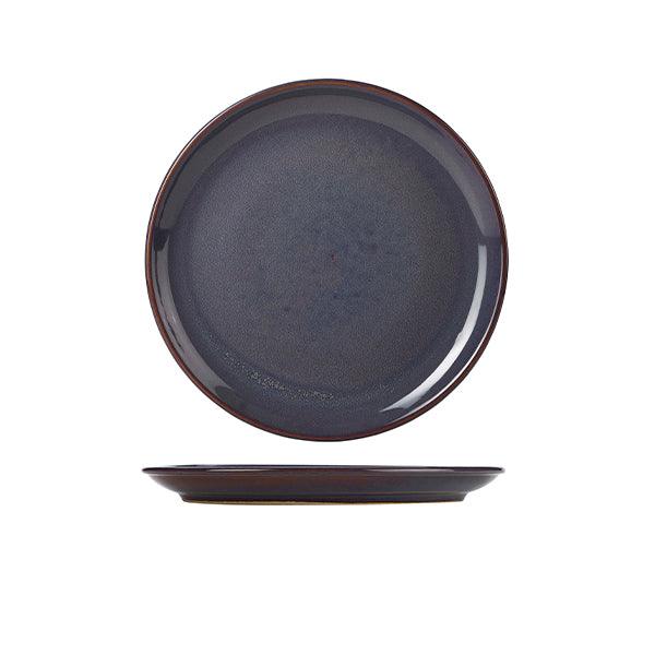 Terra Stoneware Rustic Blue Coupe Plate 19cm - BESPOKE 77