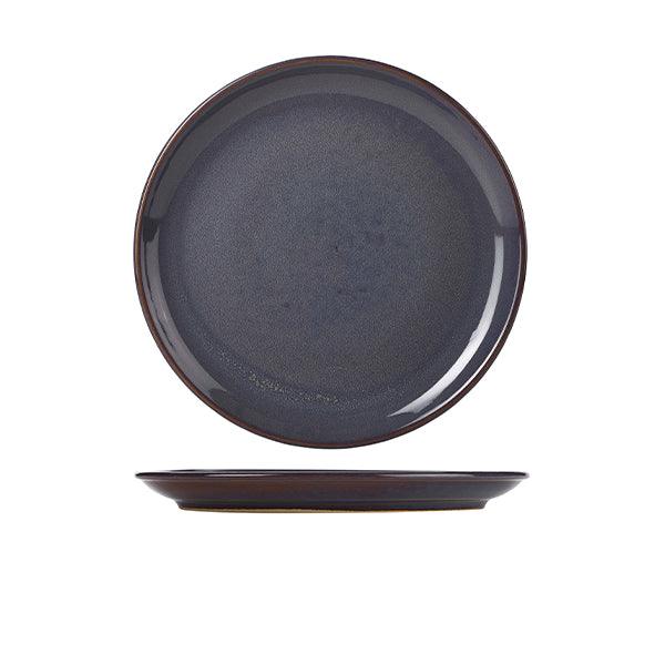 Terra Stoneware Rustic Blue Coupe Plate 24cm - BESPOKE 77