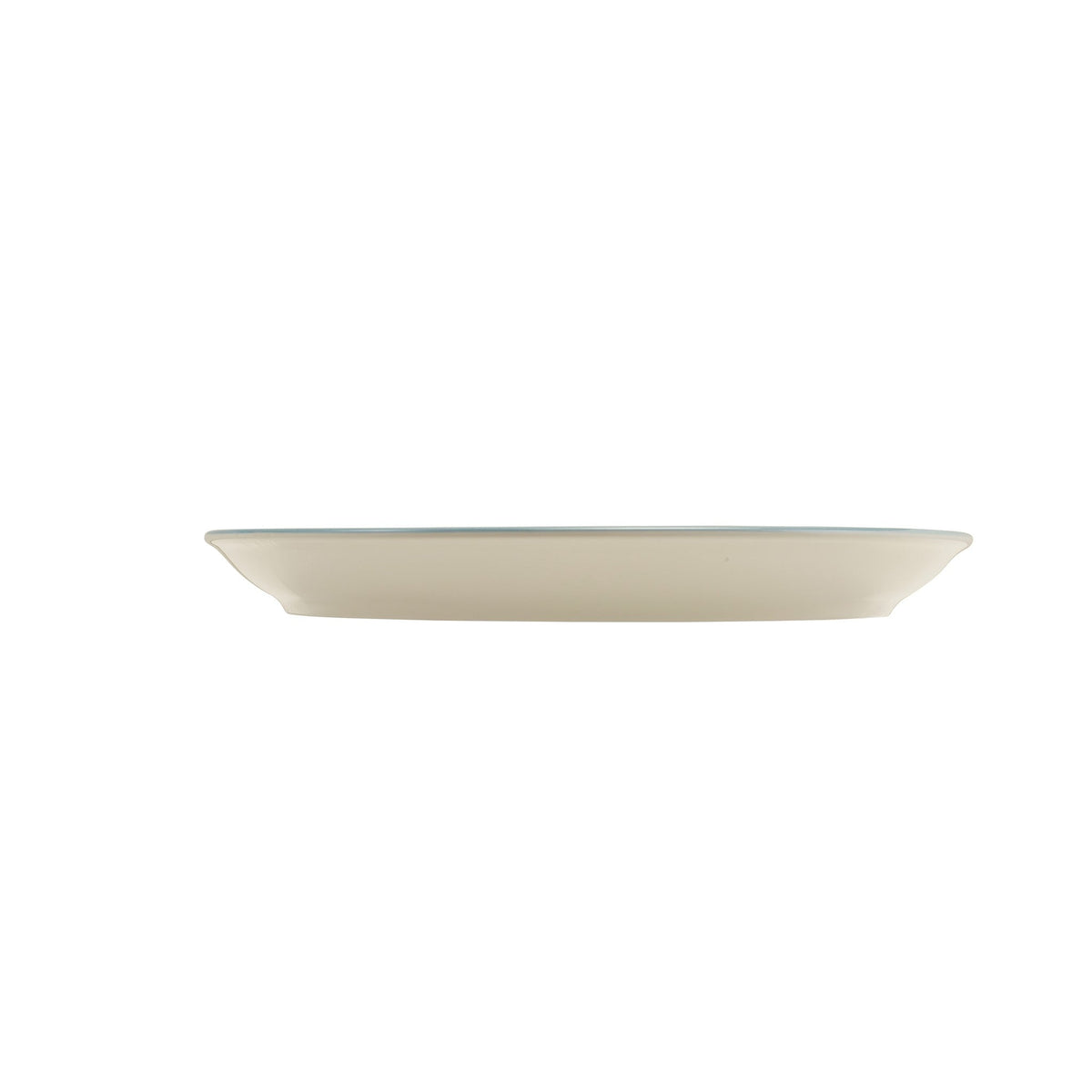 Miro blue reactive glaze porcelain coupe plate 27.5cm