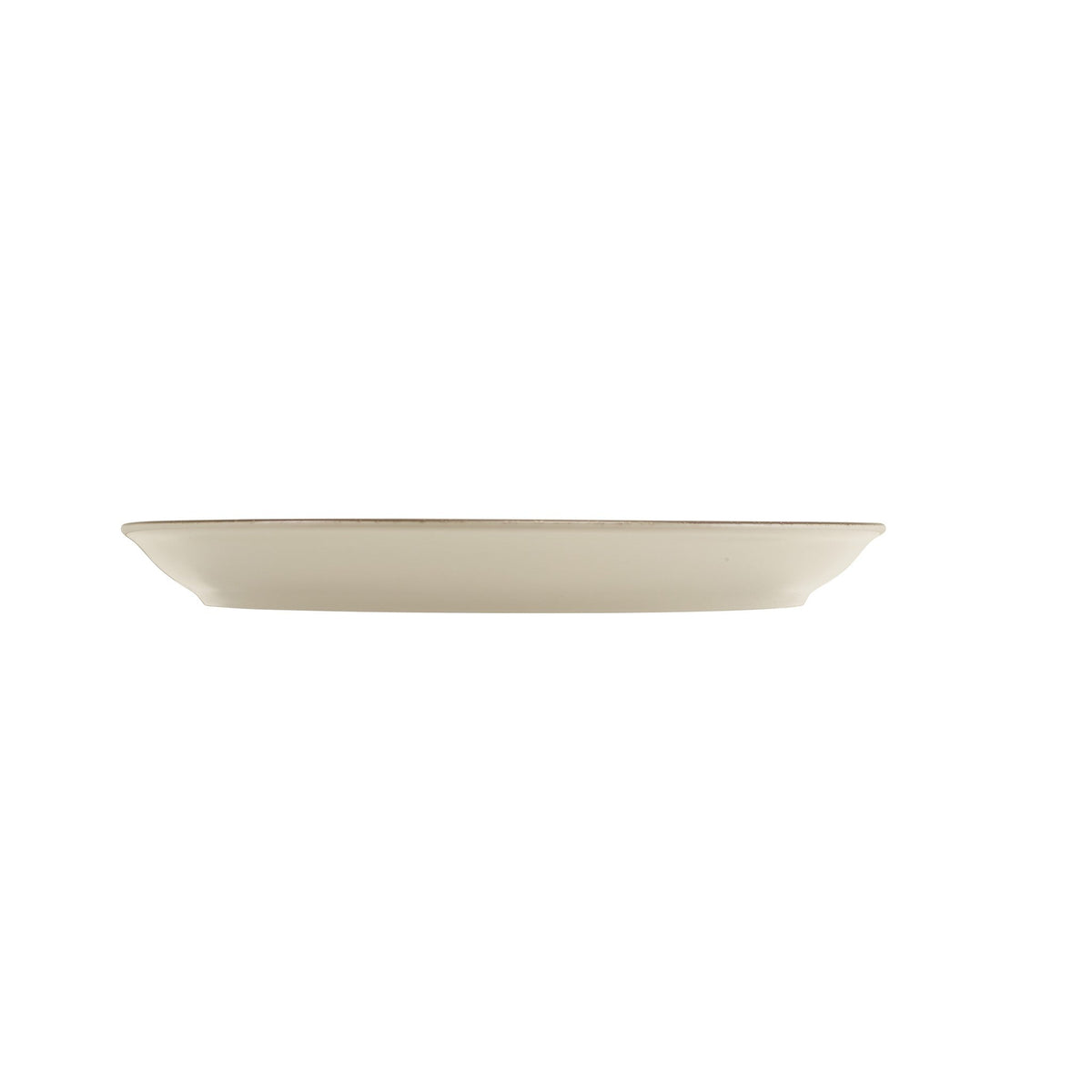 Miro grey porcelain coupe plate 27.5cm