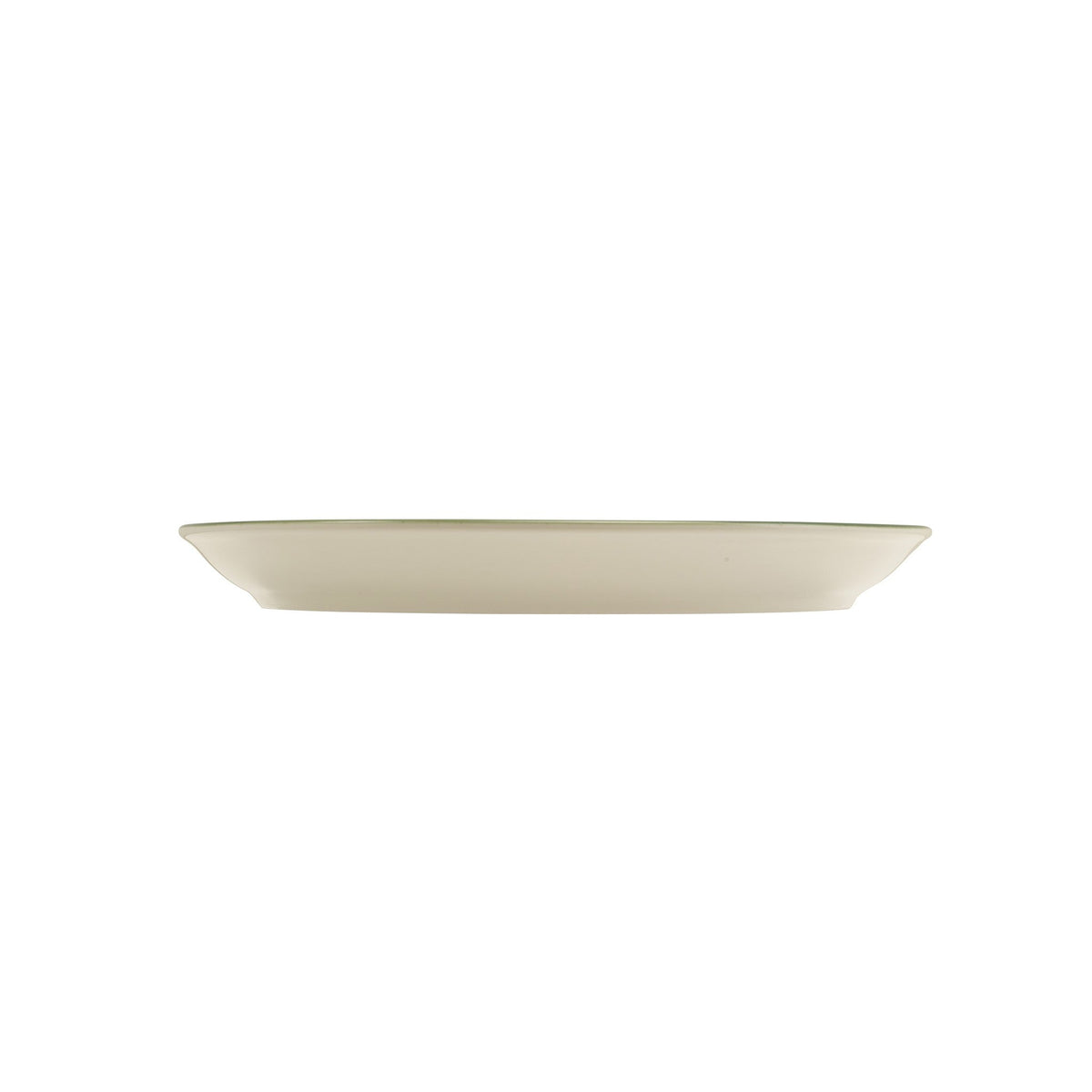 Miro green reactive glaze porcelain coupe plate 27.5cm