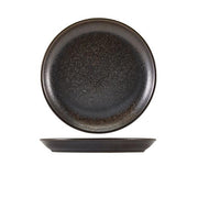 Terra Porcelain Black Coupe Plate 24cm - BESPOKE 77