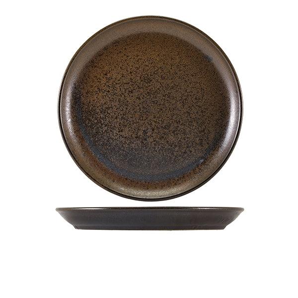 Terra Porcelain Black Coupe Plate 27.5cm - BESPOKE 77