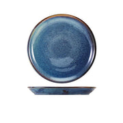Terra Porcelain Aqua Blue Coupe Plate 19cm - BESPOKE 77