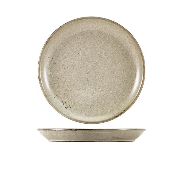 Terra Porcelain Grey Coupe Plate 24cm - BESPOKE 77