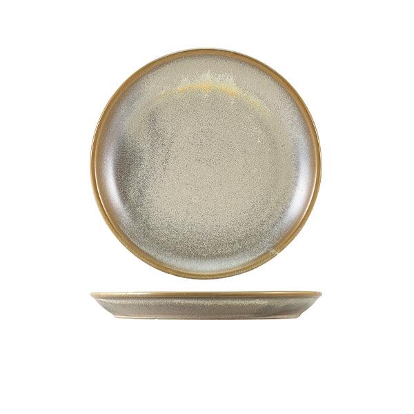 Terra Porcelain Matt Grey Coupe Plate 19cm - BESPOKE 77