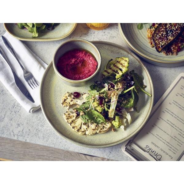 Terra Porcelain Matt Grey Coupe Plate 27.5cm - BESPOKE 77