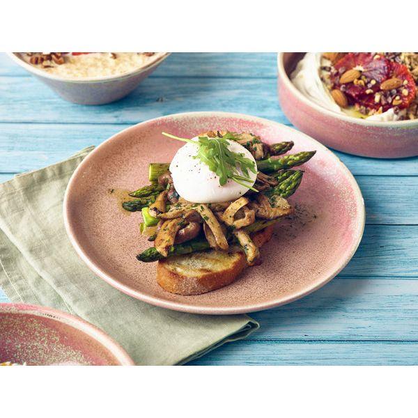 Terra Porcelain Rose Coupe Plate 24cm - BESPOKE 77