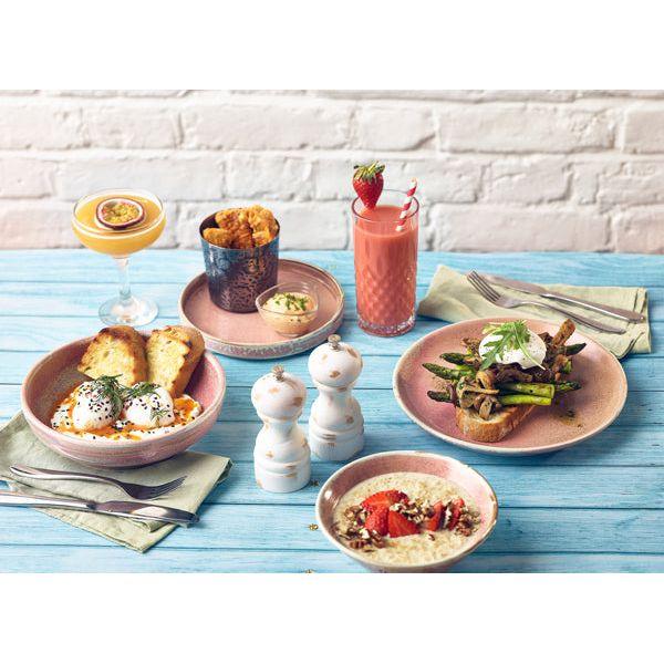 Terra Porcelain Rose Coupe Plate 24cm - BESPOKE 77