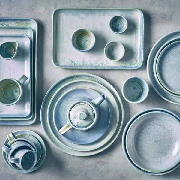 Terra Porcelain Seafoam Coupe Plate 19cm - BESPOKE 77