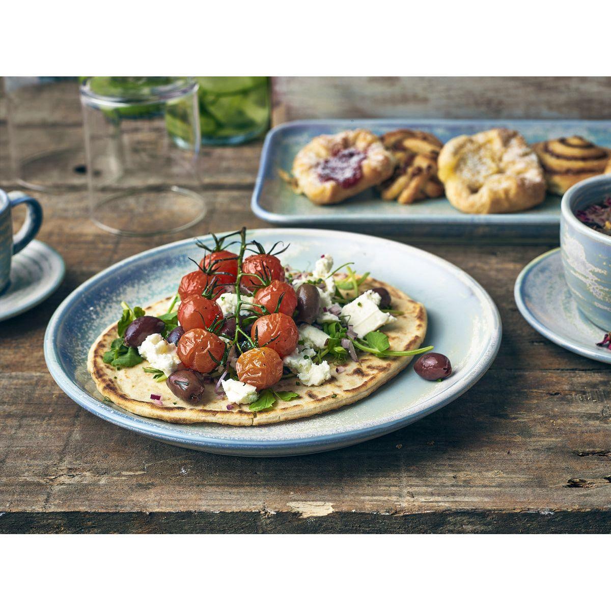 Terra Porcelain Seafoam Coupe Plate 24cm - BESPOKE 77