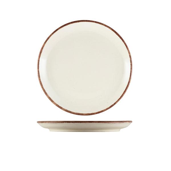 Terra Stoneware Sereno Brown Coupe Plate 19cm - BESPOKE 77