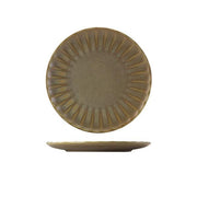 Terra Porcelain Matt Grey Scalloped Coupe Plate 23.4cm - BESPOKE 77