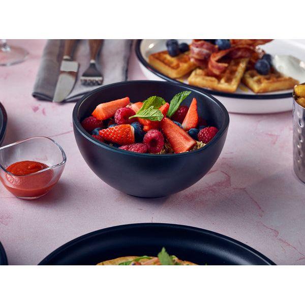 Black Copenhagen Melamine Bowl 15.5 x 7.5cm - BESPOKE 77