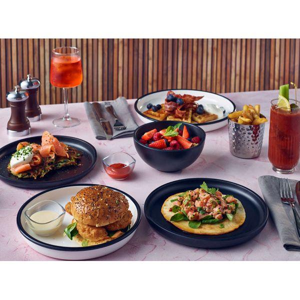 Black Copenhagen Melamine Bowl 15.5 x 7.5cm - BESPOKE 77